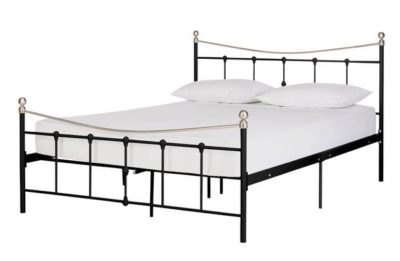 HOME Aeriel Kingsize Bed Frame - Black.